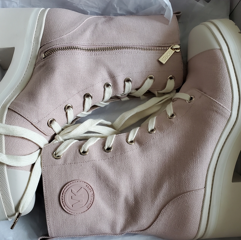 Michael kors size 11 women's canvas high tops - Picture 5 of 5